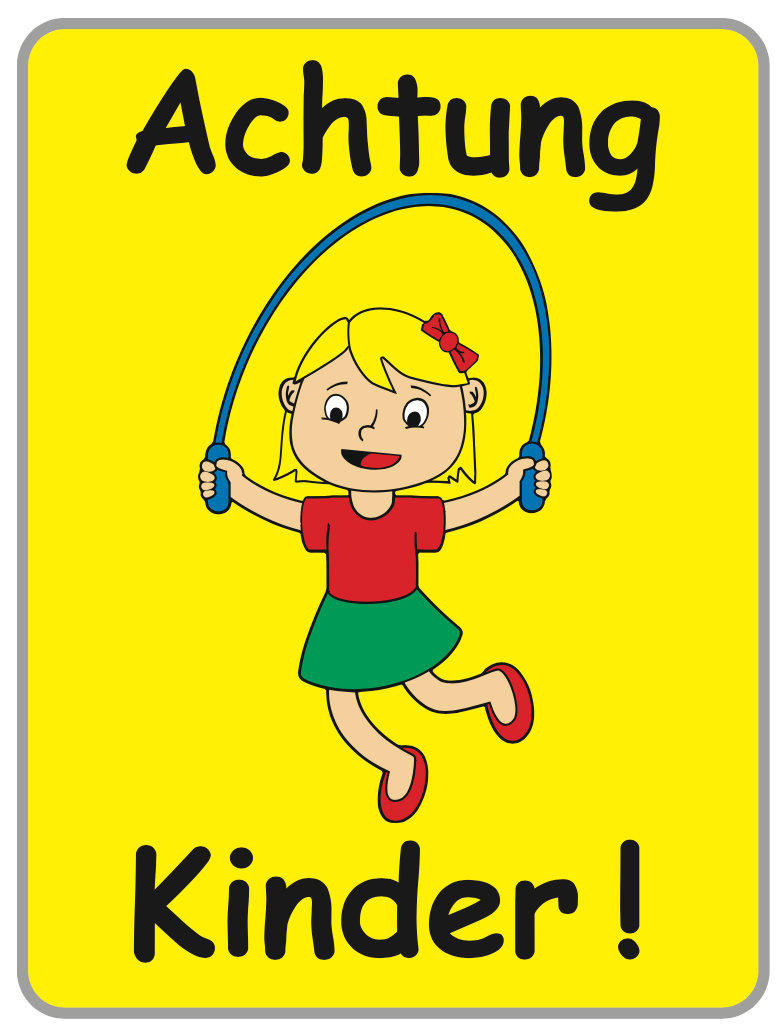 Kinderwarntafel Anna