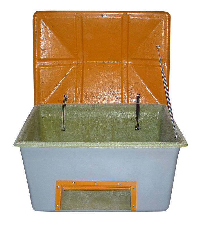 Streugutbehälter aus glasfaserverstärktem Kunststoff
