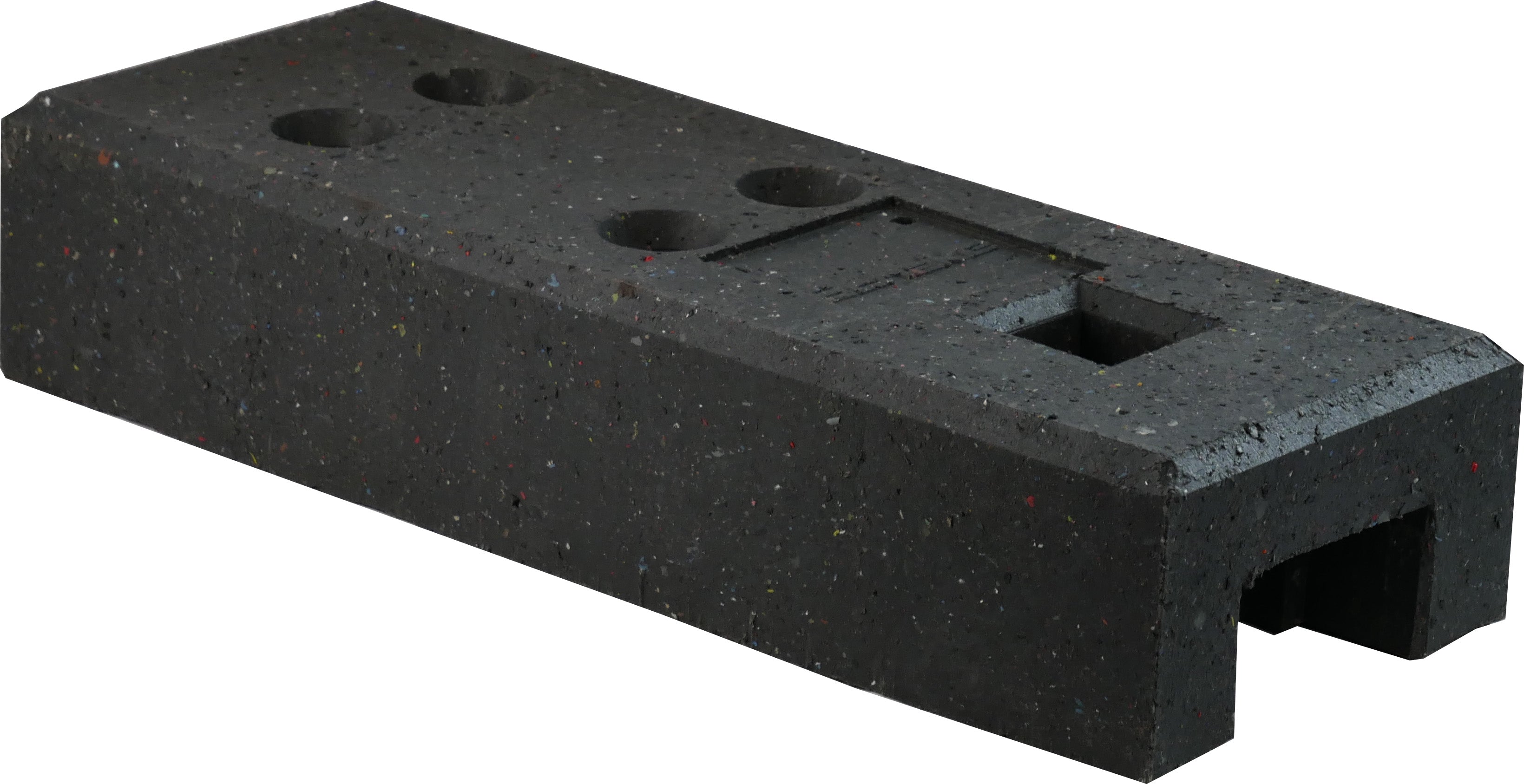 Bauzaunfuß aus Kunststoffrecycling