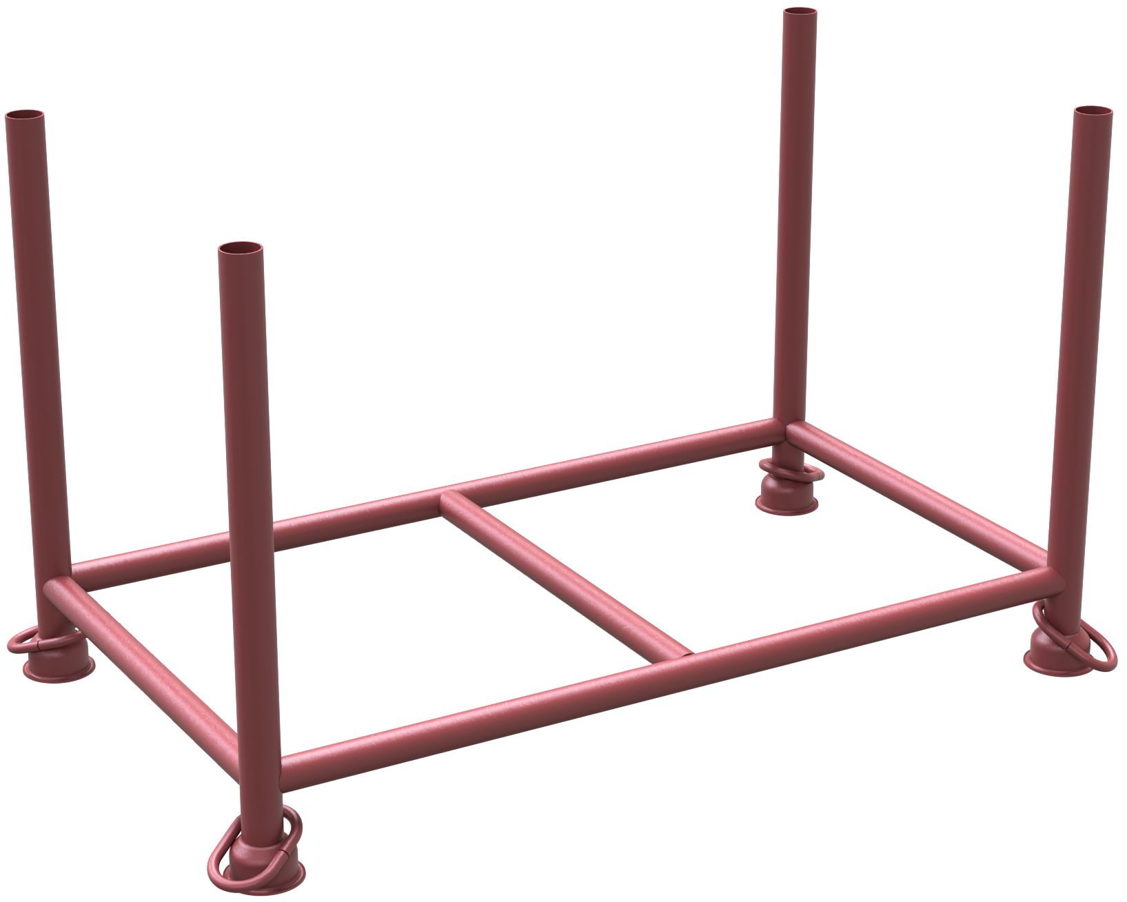 Stapelpalette 1,30 m x 0,70 m x 0,70 m