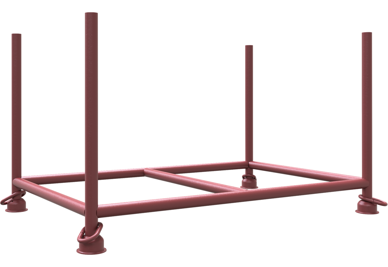 Stapelpalette 1,43 m x 0,87 m x 0,70 m