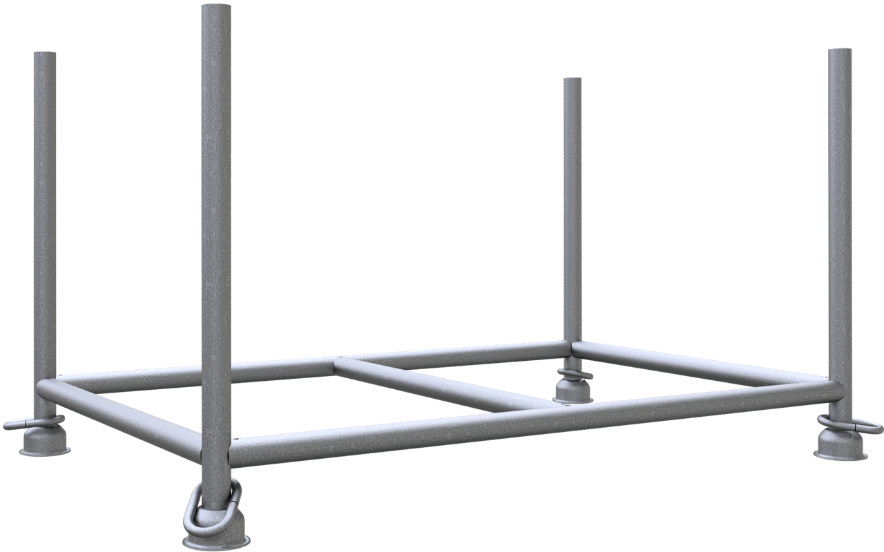 Stapelpalette 1,43 m x 0,87 m x 0,70 m