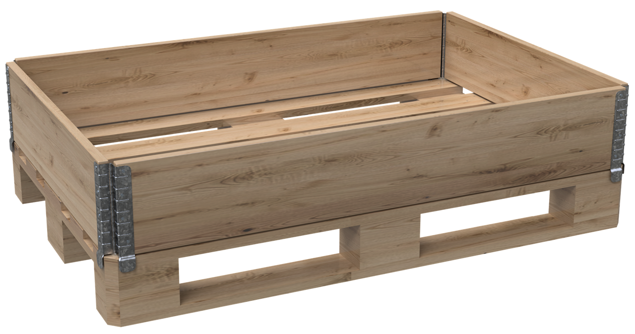 Holzaufsatzrahmen für Europaletten