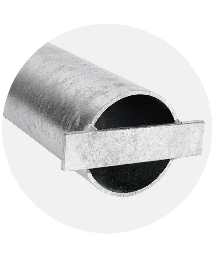 Bodenhülsen "Economy" aus Stahl (feuerverzinkt)