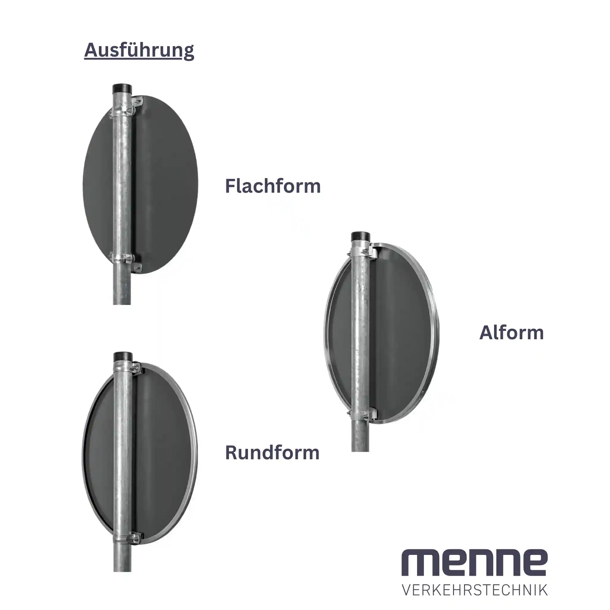 Die Ausführungen bei Verkehrszeichen.