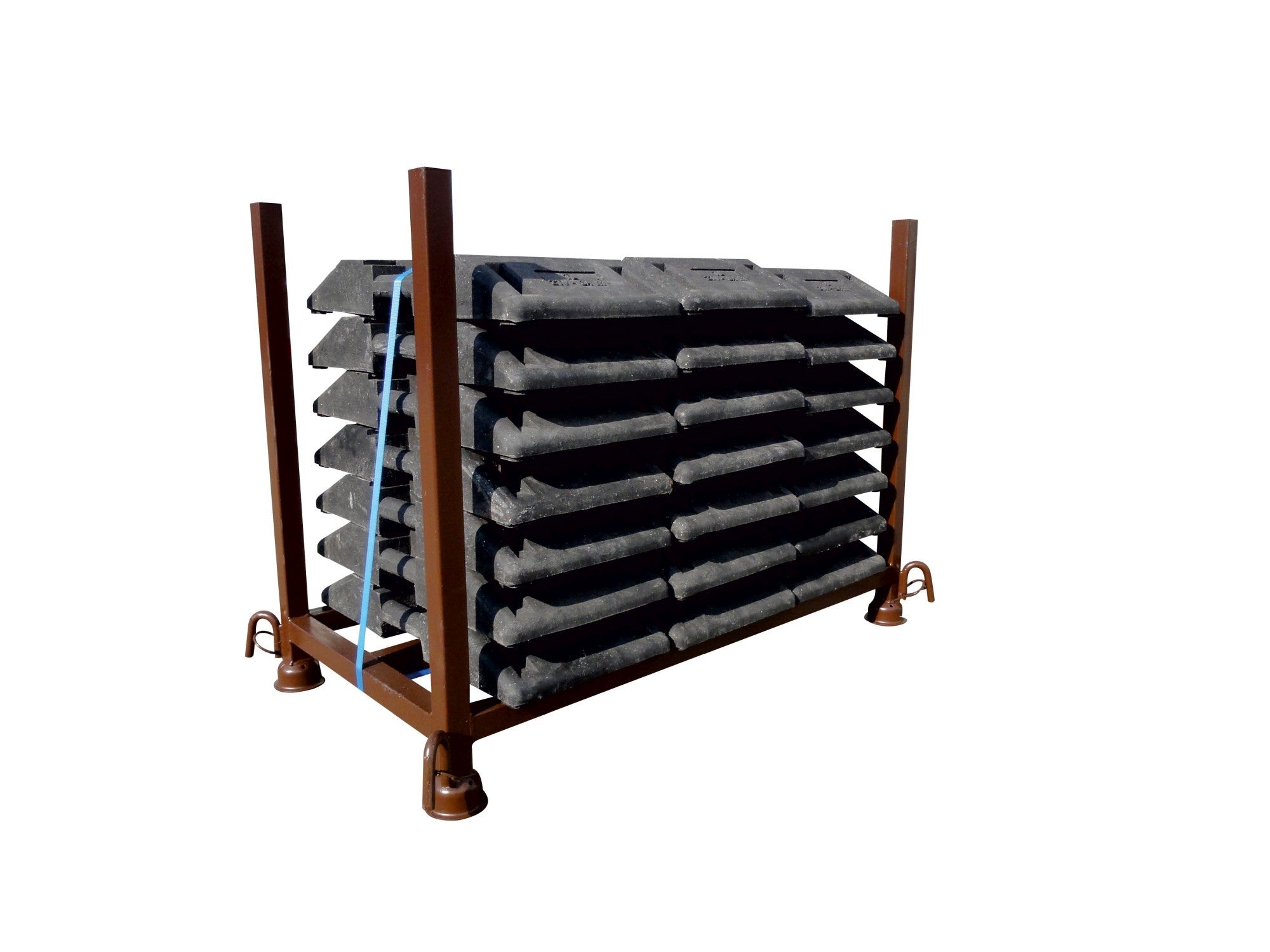 Stapelpalette für Fußplatten 1,30 m x 0,63 m x 0,90 m