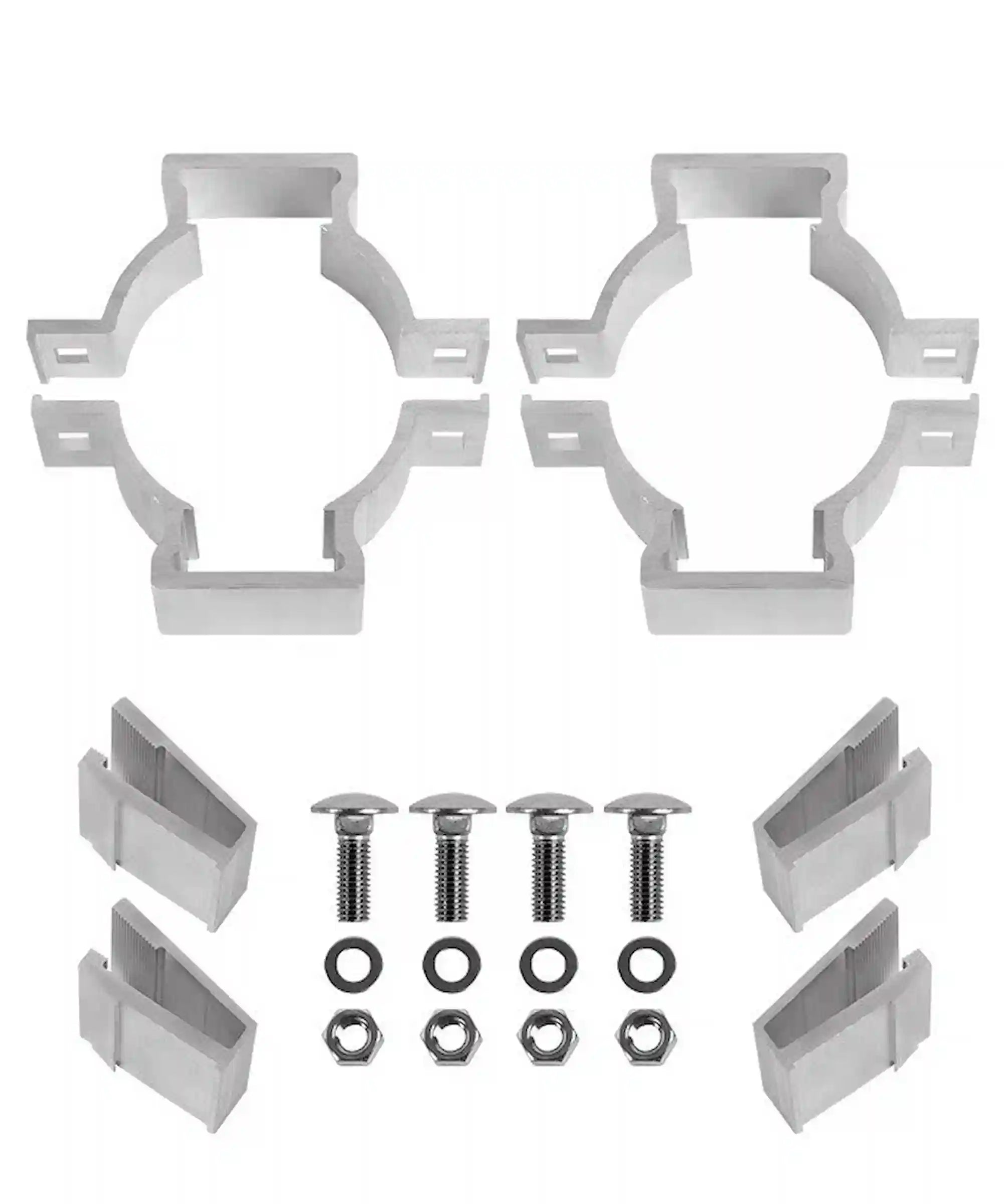 Befestigungsset für 2 Alform-Schilder (Ø 76)