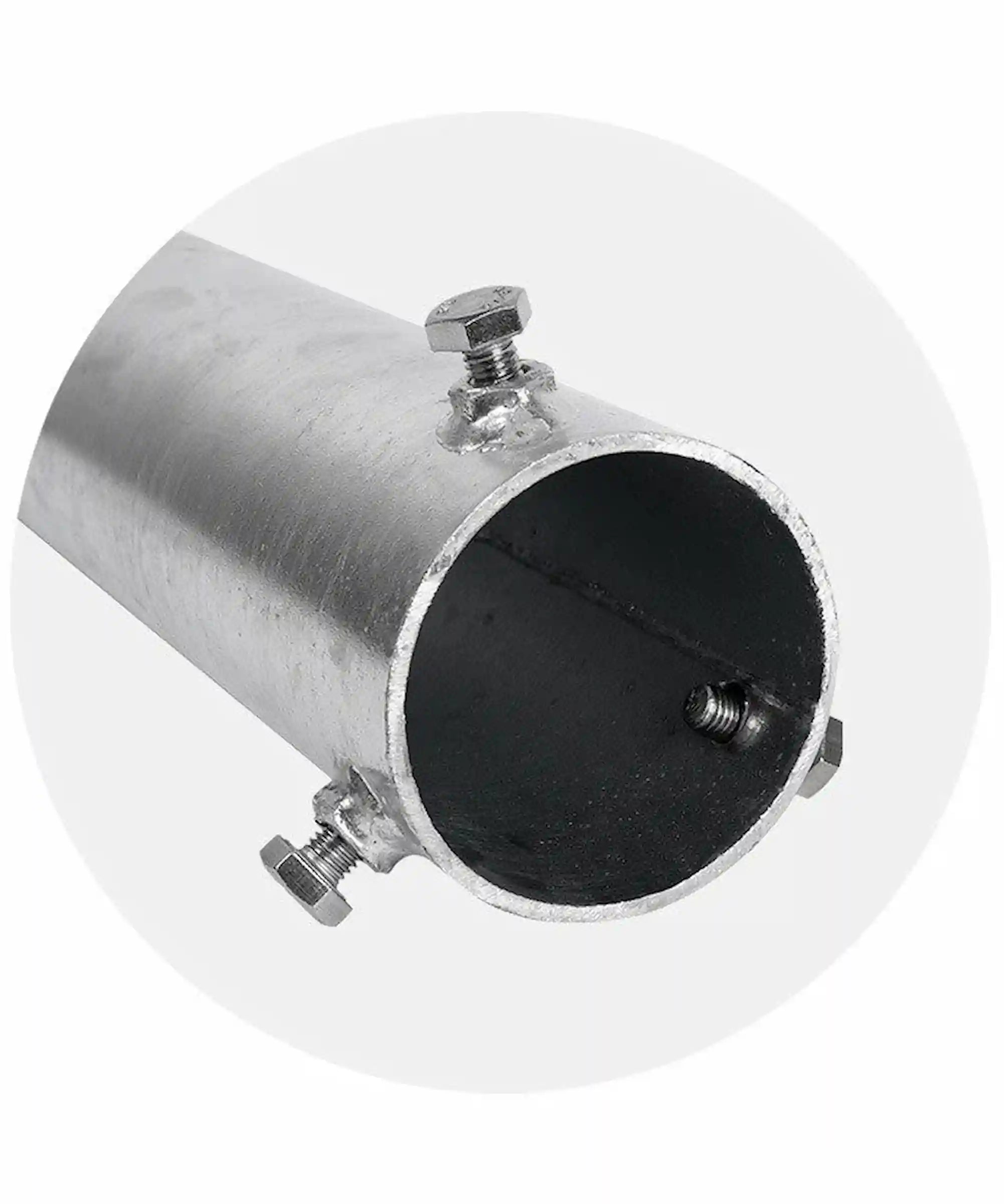 Bodenhülsen "Economy" aus Stahl (feuerverzinkt)