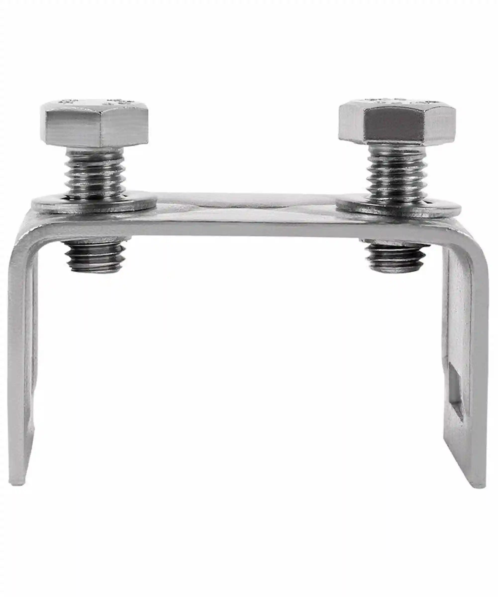 Edelstahl-Bandschelle mit geraden Schenkeln