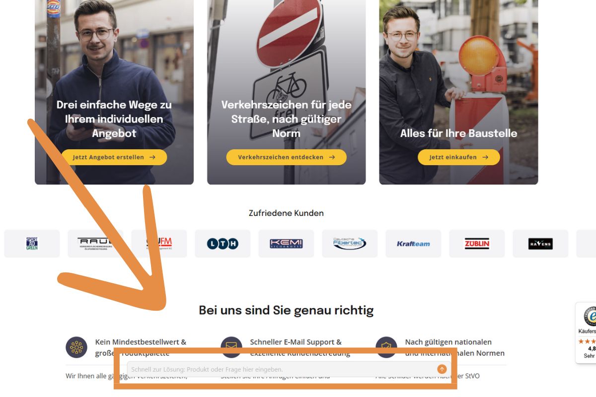 So funktioniert die Suche