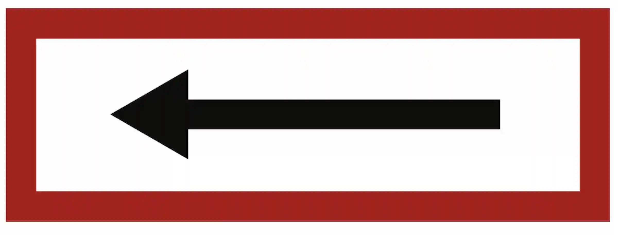 Hinweisschild Brandschutz: Richtungspfeil