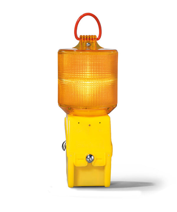 MonoLight LED WL8, gelb, Blink-/ Dauerlicht, mit Halter