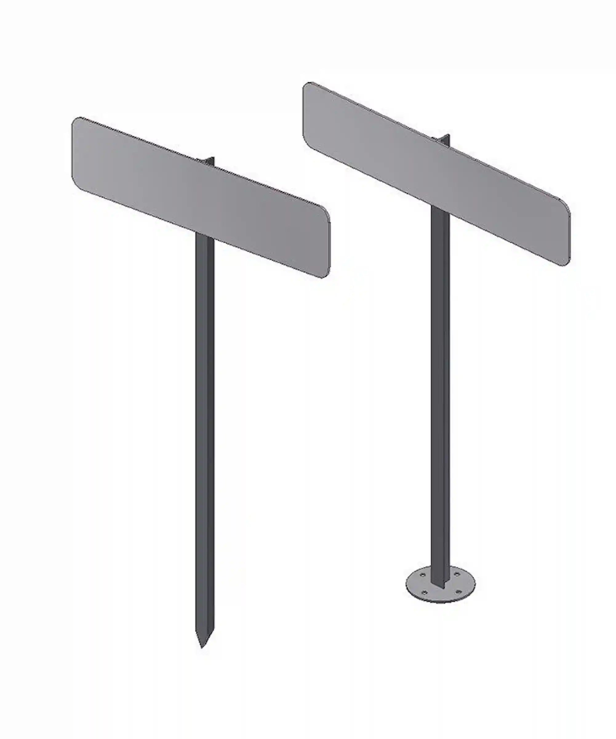 Nummernschild- bzw. Parkplatzreservierungsschild-Befestigung