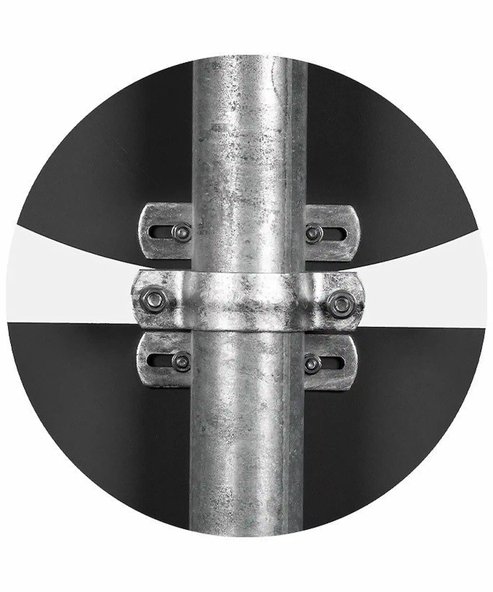 Rohrschelle mit Doppelsteg