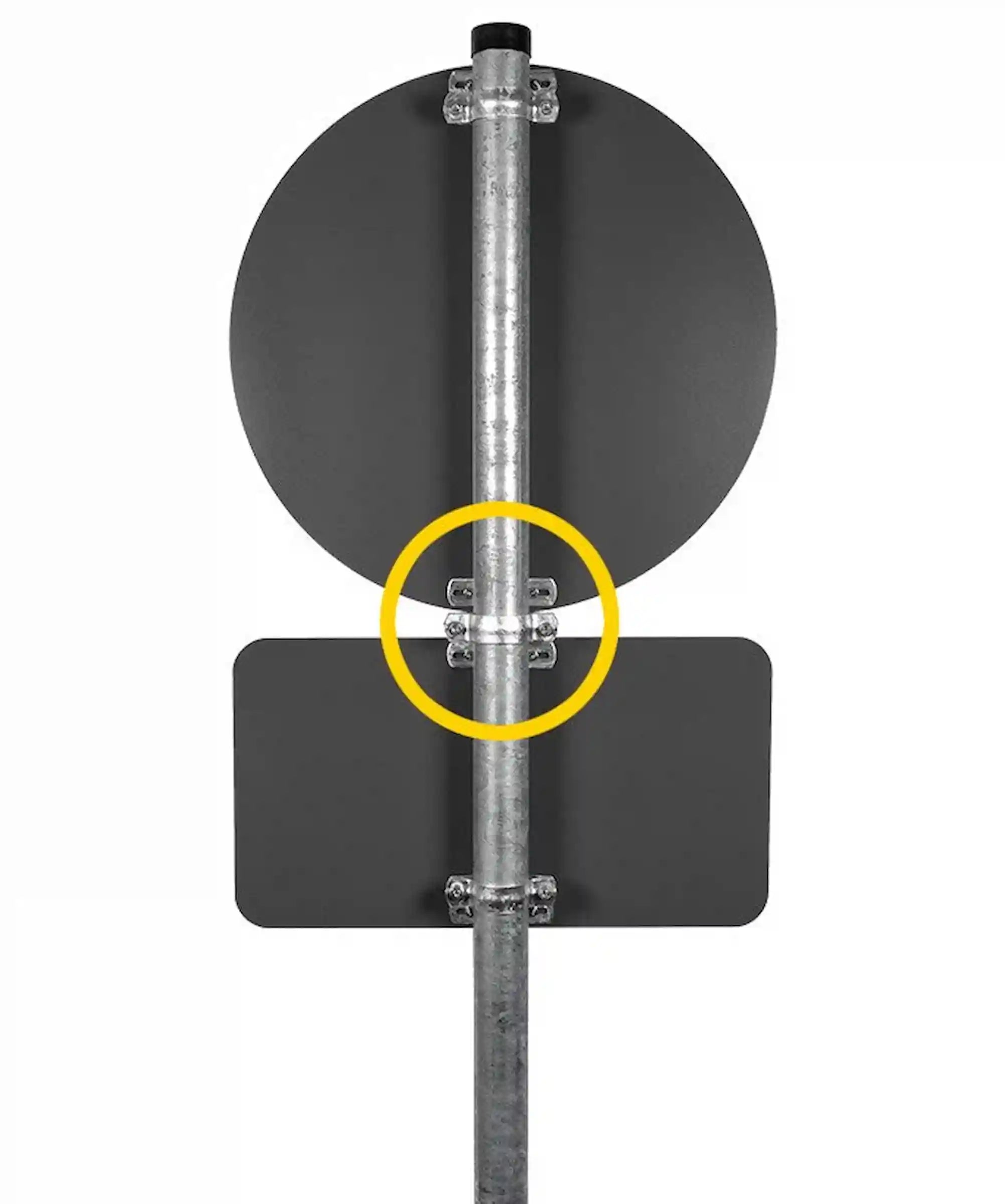 Rohrschelle mit Doppelsteg