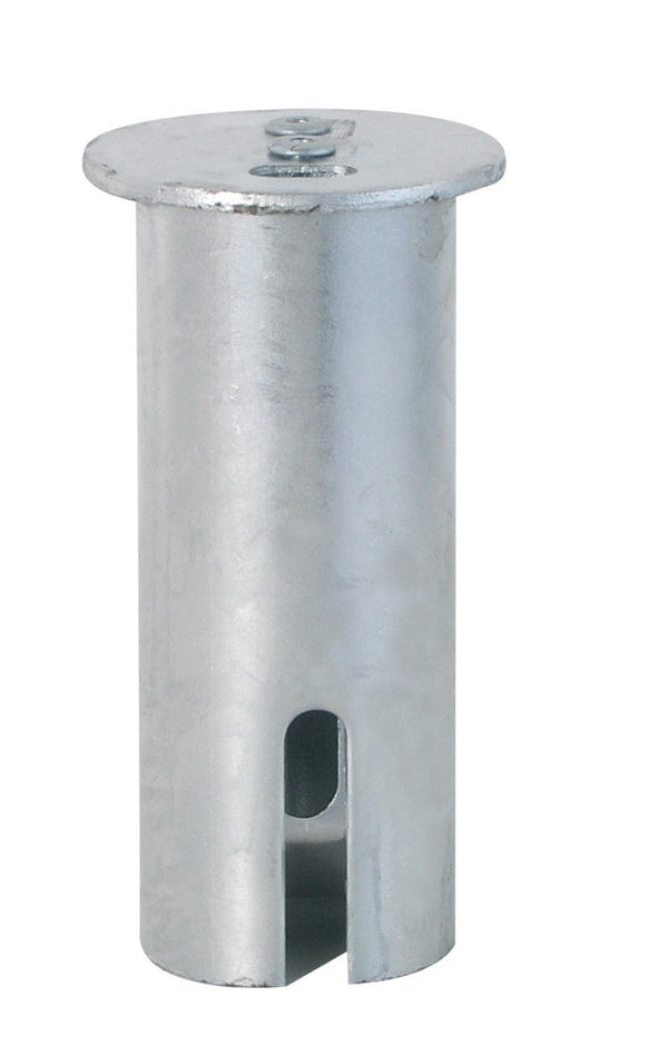 Bodenhülse für Ø 60 mm Pfosten, mit Federverschluss