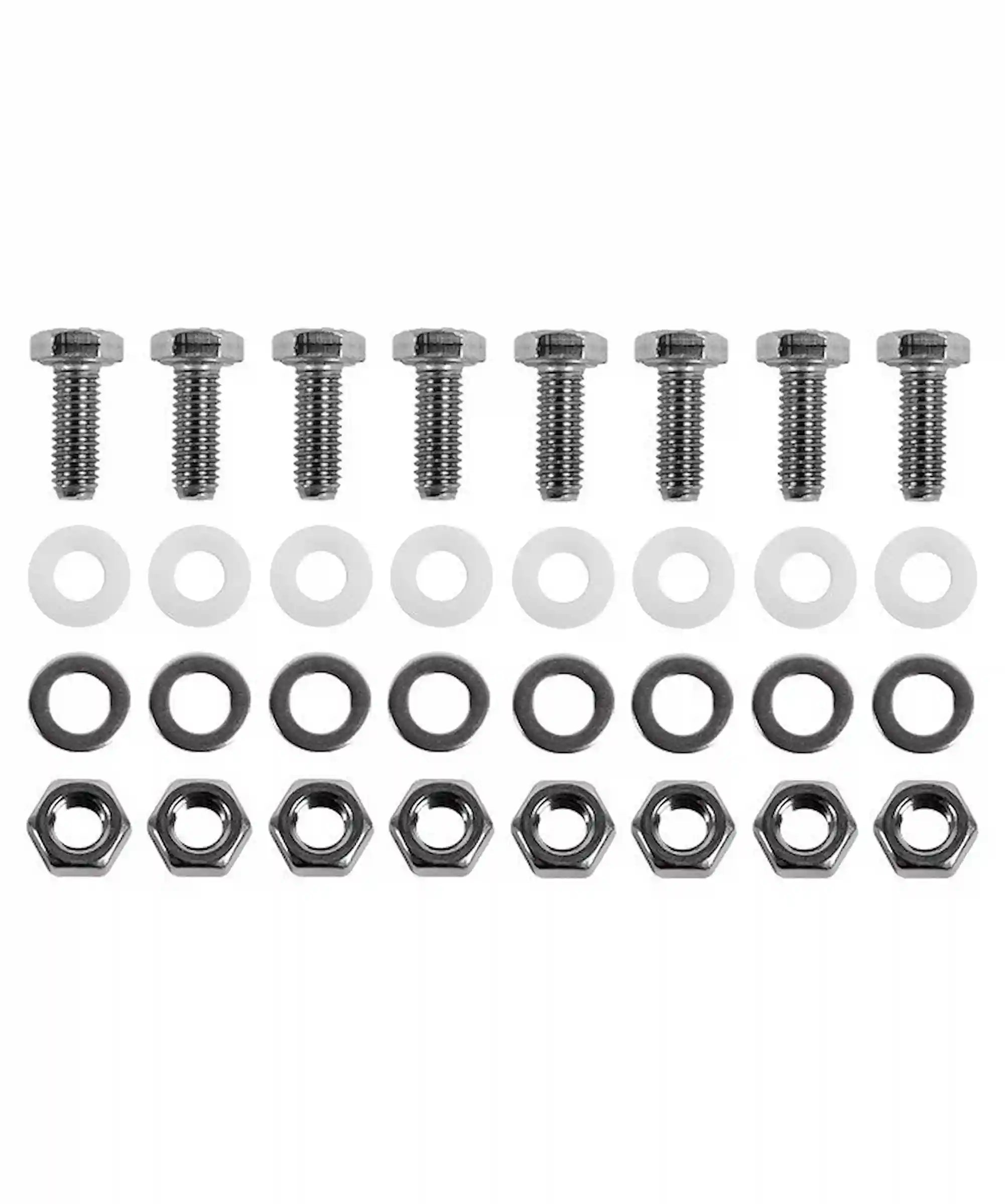 8er-Schildschraubenset zur Befestigung von zwei VZ