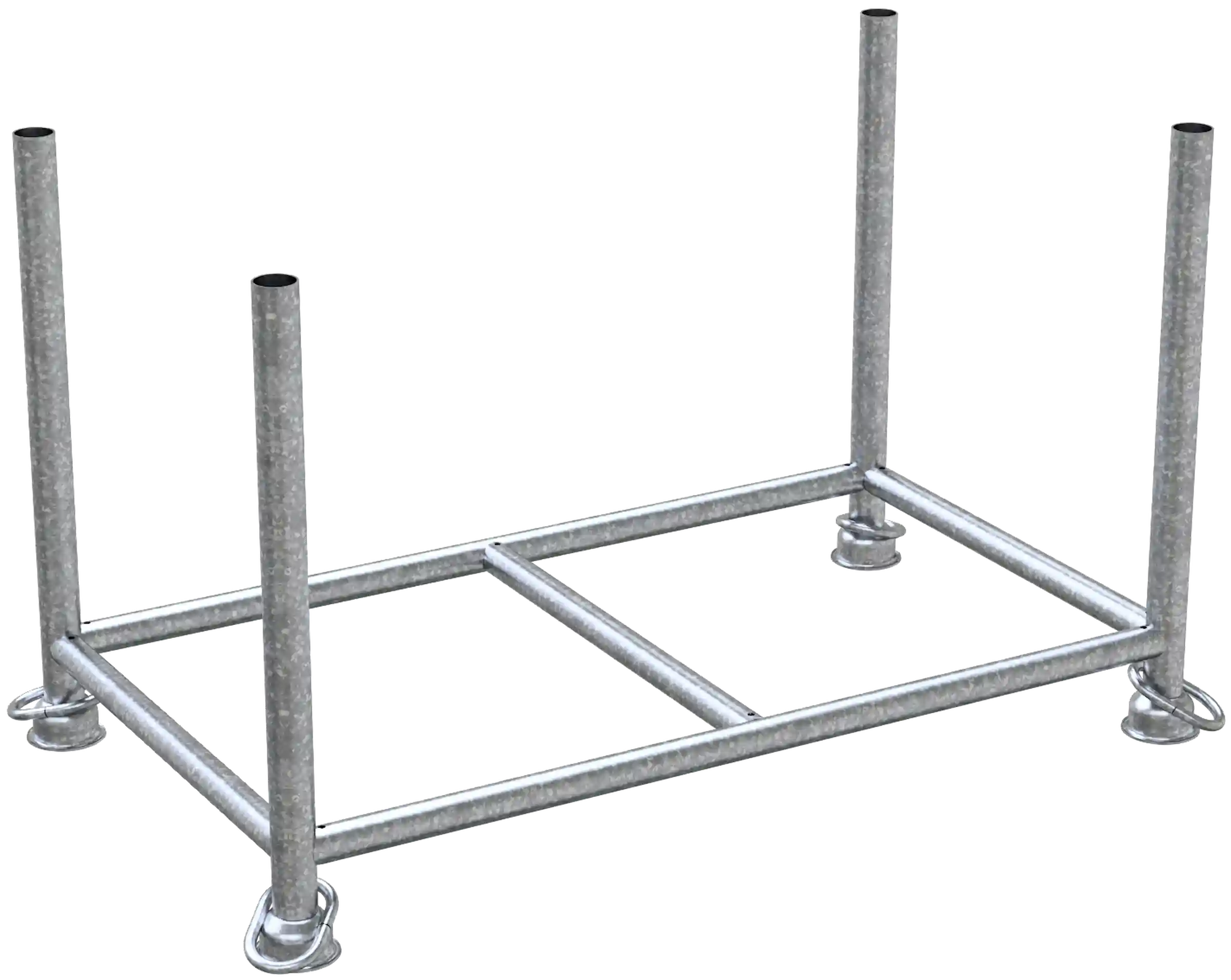 Stapelpalette 1,30 m x 0,70 m x 0,70 m