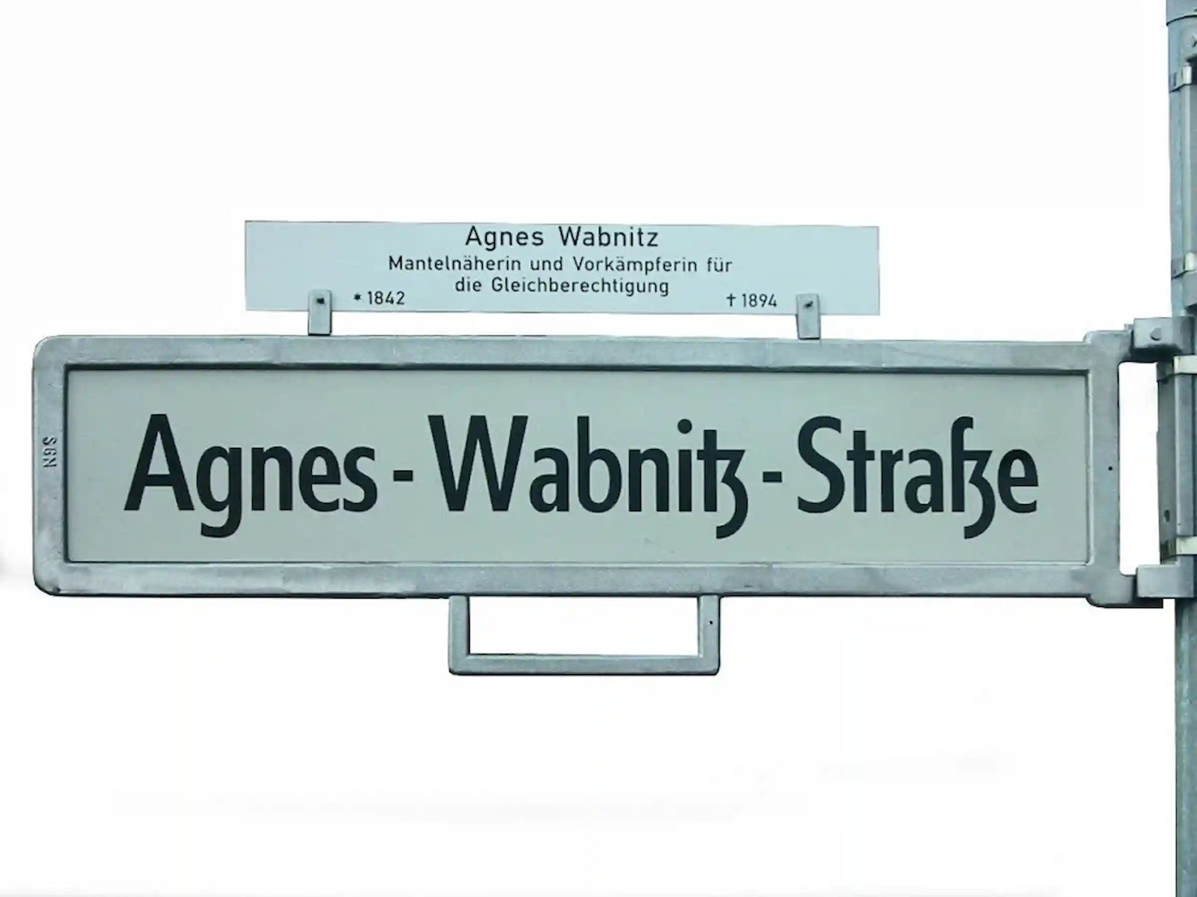 Rahmen für Verkehrszeichen "Straßennamensschild" (Berliner Schrift) - VZ 437