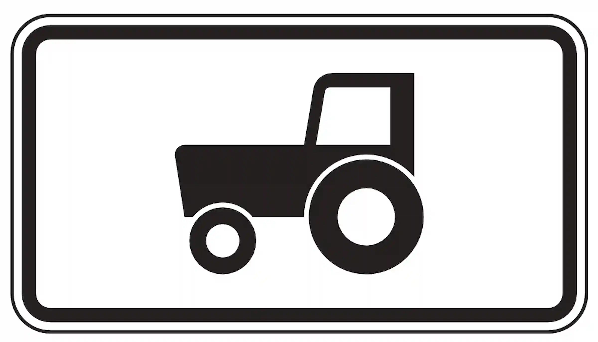 Gilt für Fahrzeuge bis 25 km/h.