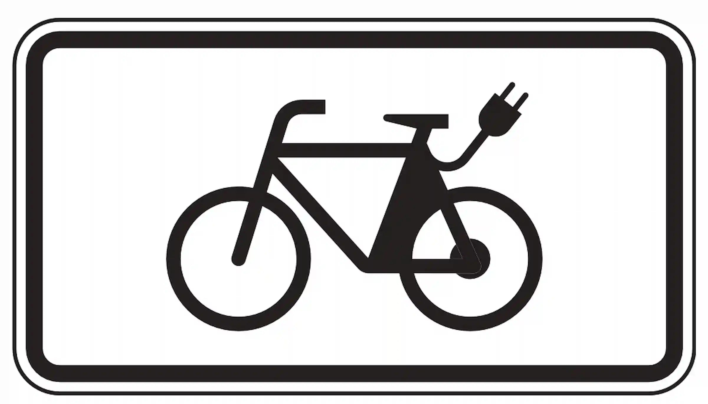 Verkehrszeichen für E-Bikes