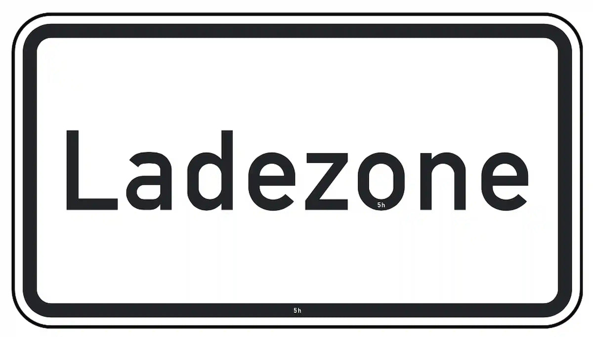 Ladezone im Zusammenhang mit Park- oder Haltverbot