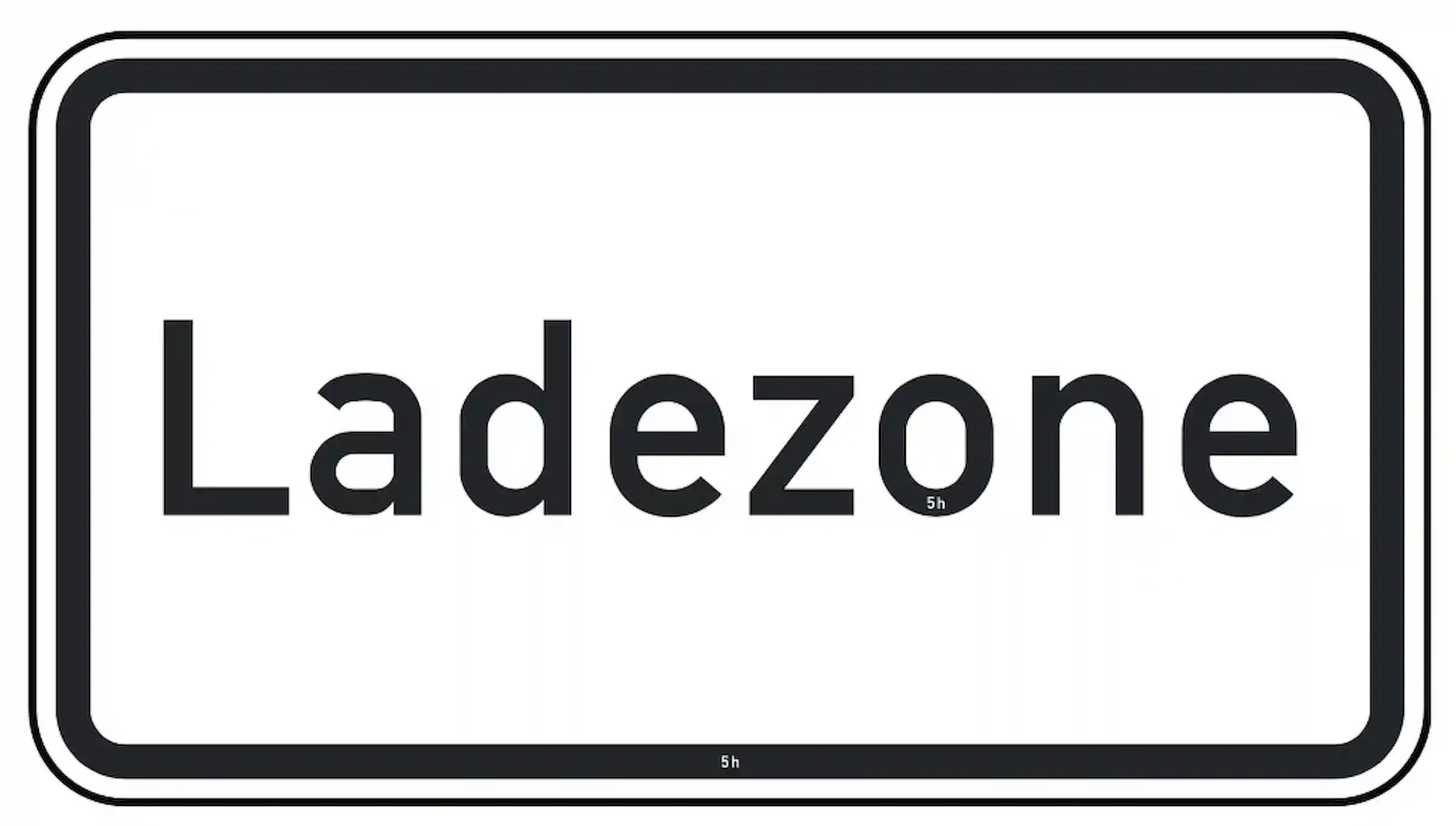 Ladezone im Zusammenhang mit Park- oder Haltverbot