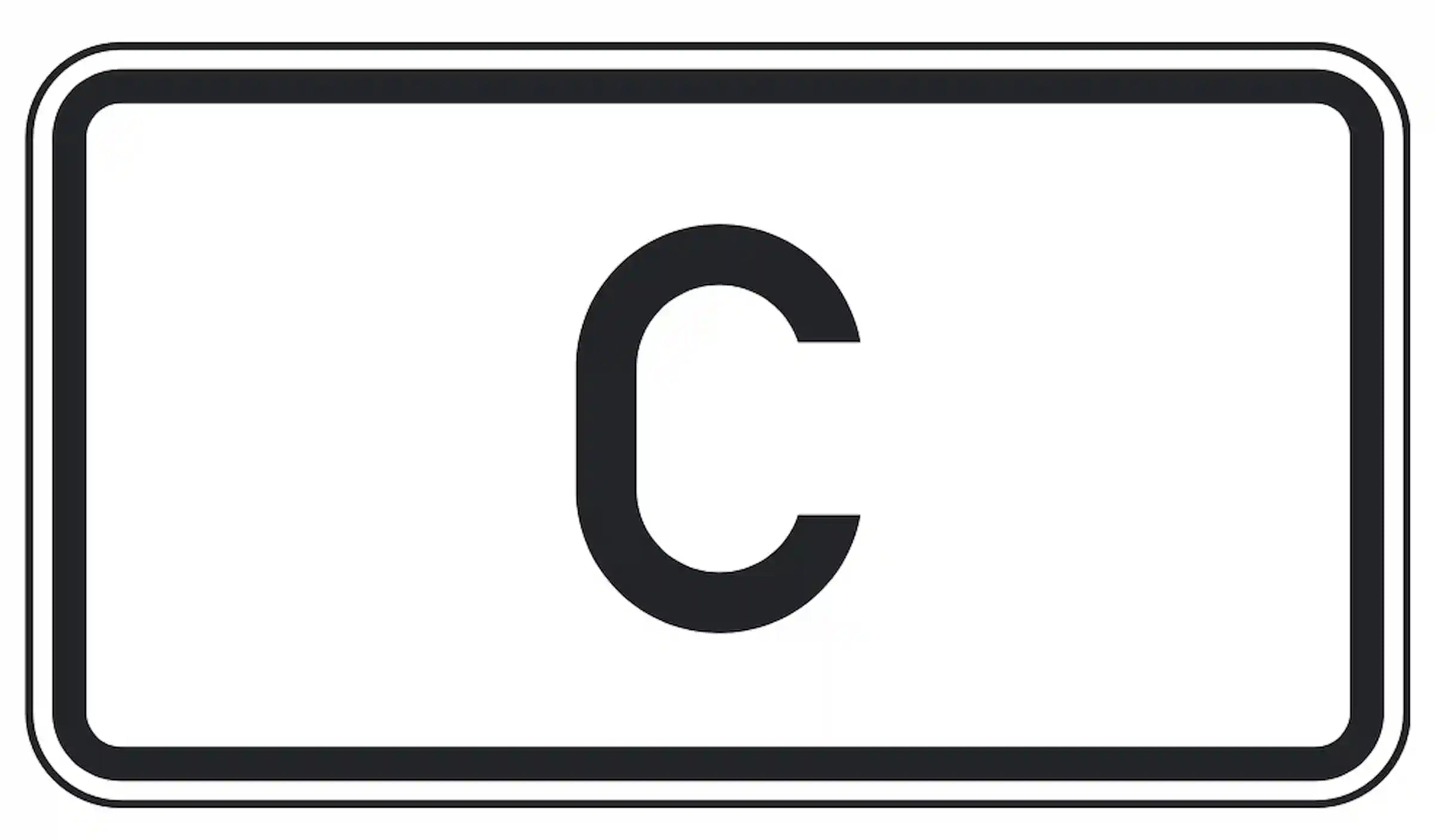 Tunnelkategorie C: Verbot für bestimmte Gefahrguttransporte.