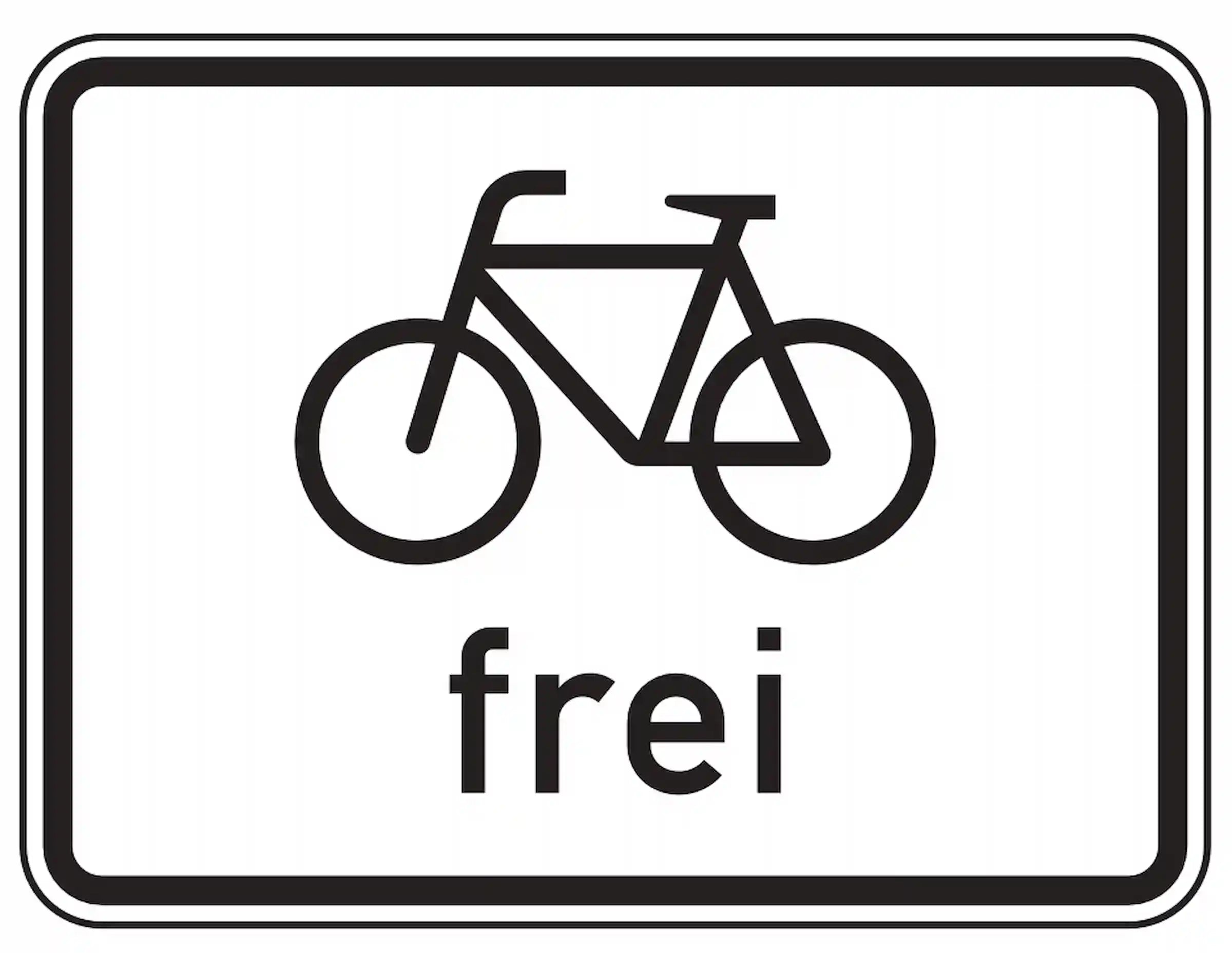 Radverkehr frei