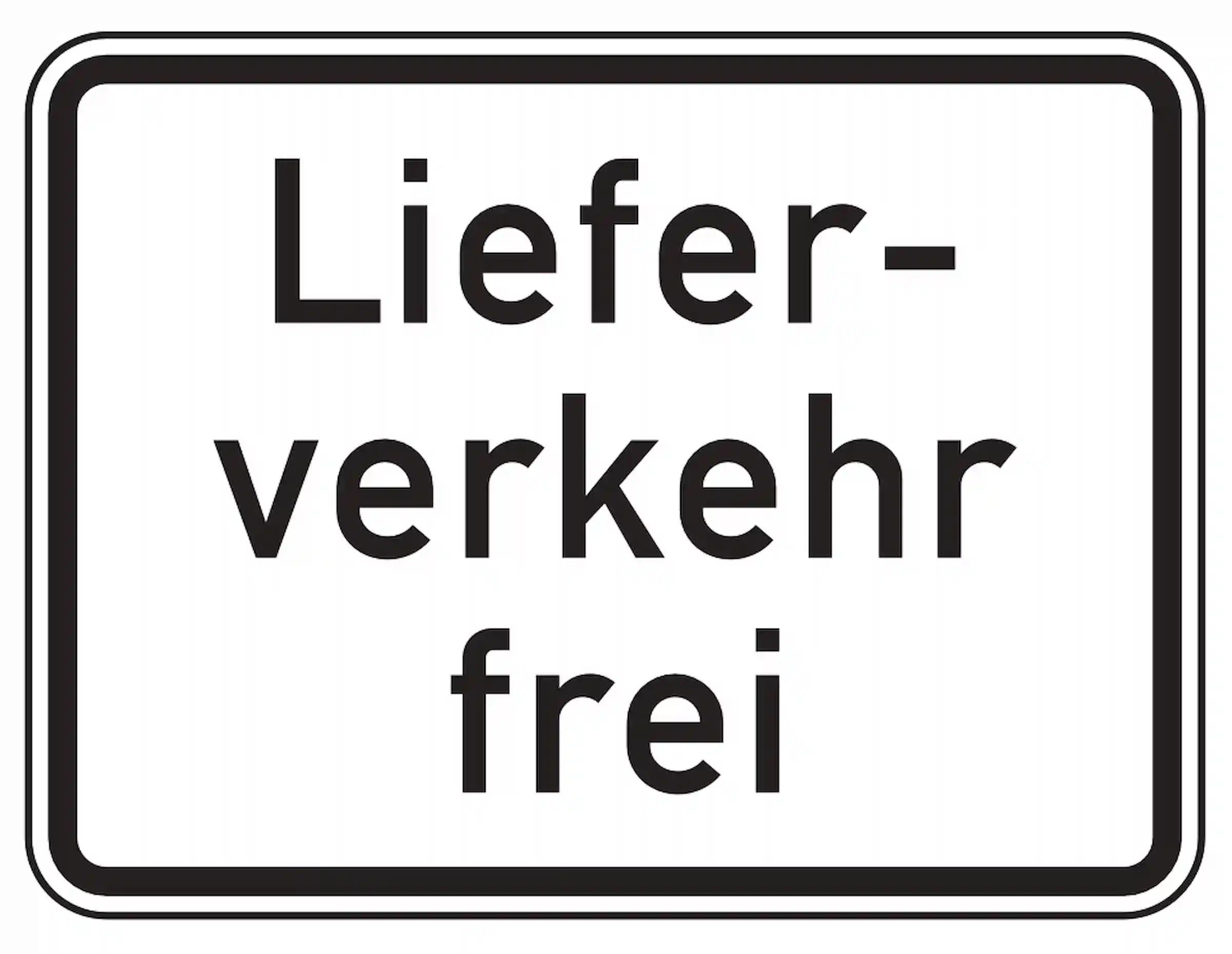 Lieferverkehr frei