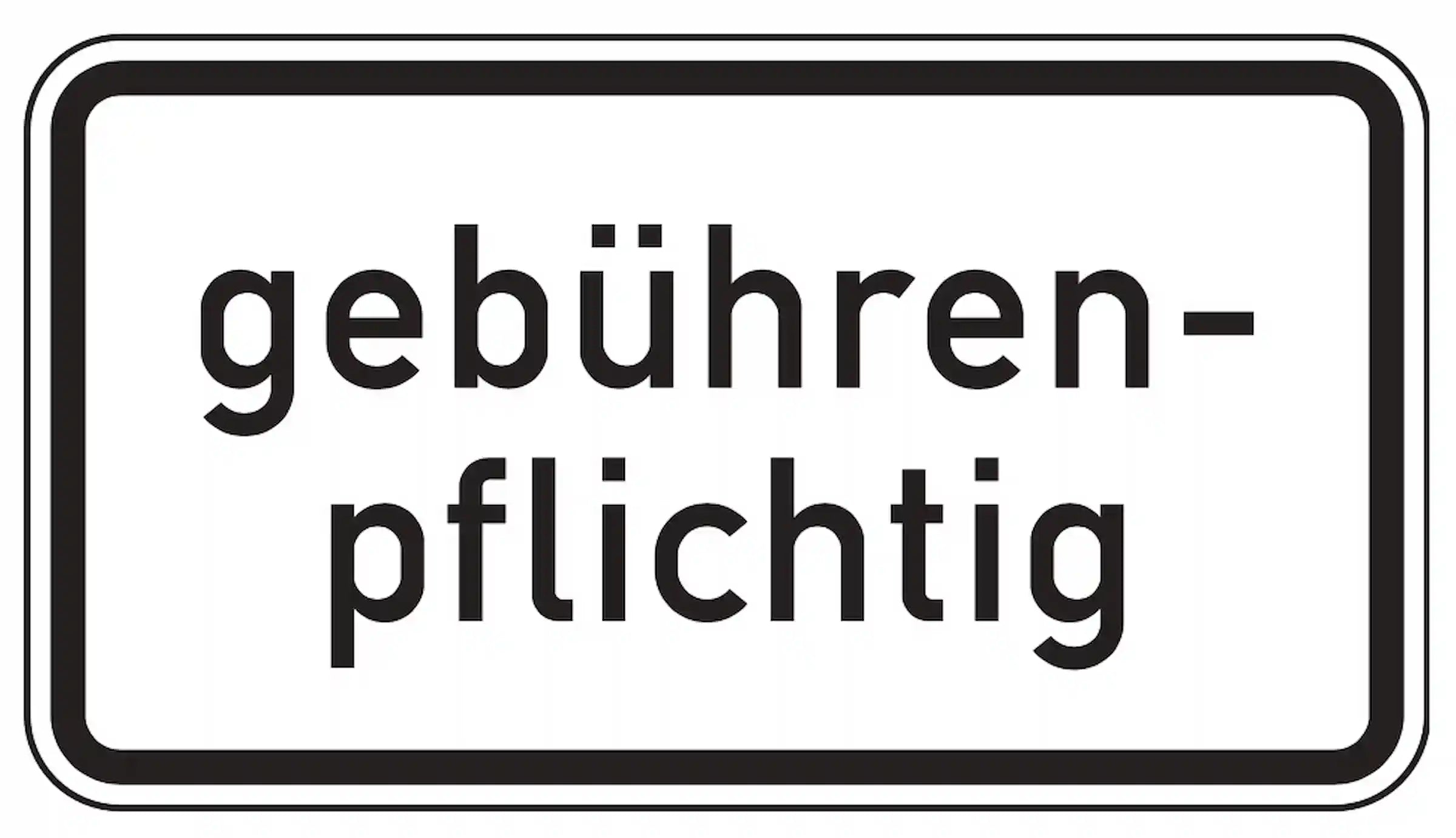 Gebührenpflichtiger Parkplatz