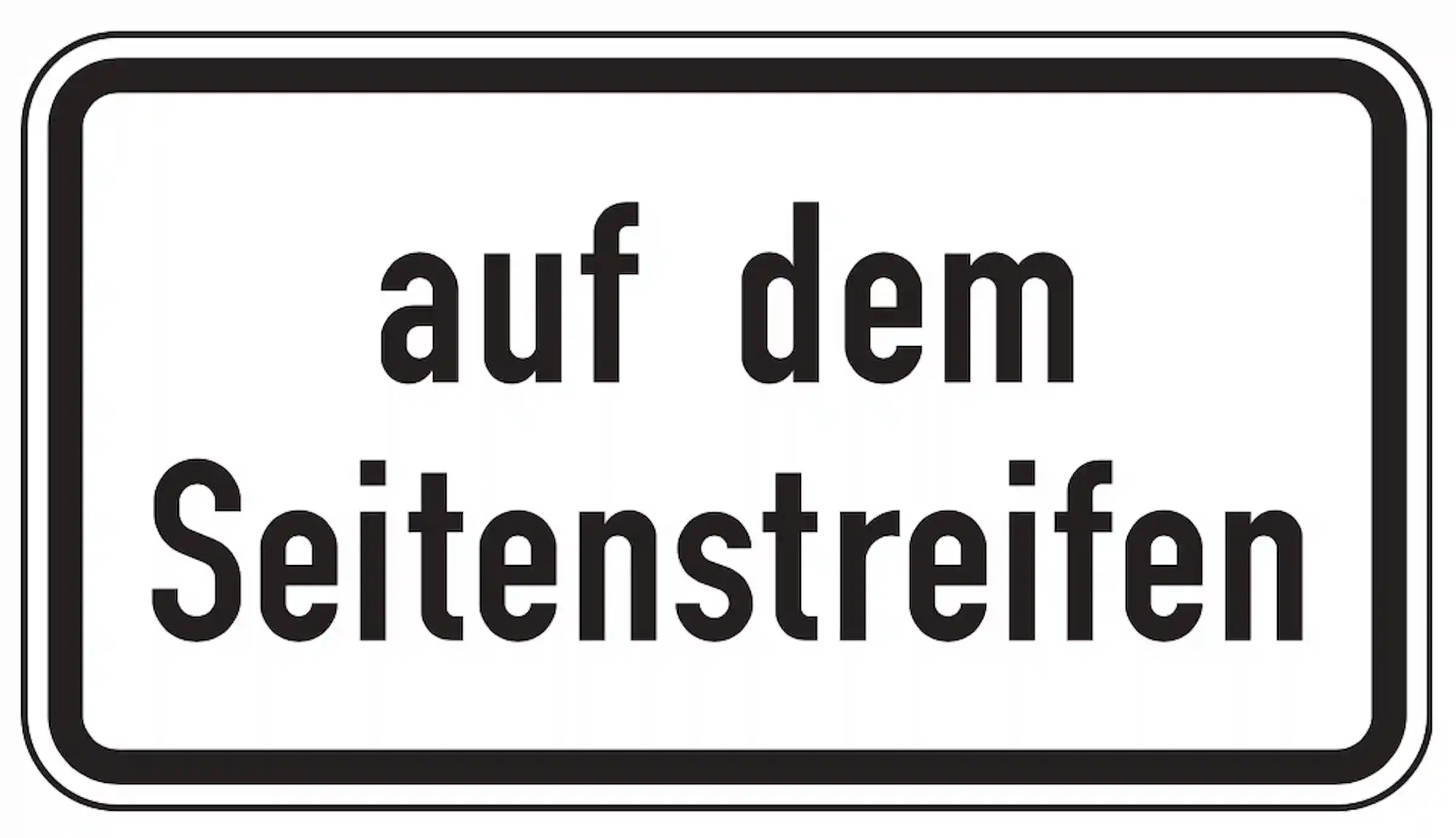 Gilt nur für Seitenstreifen