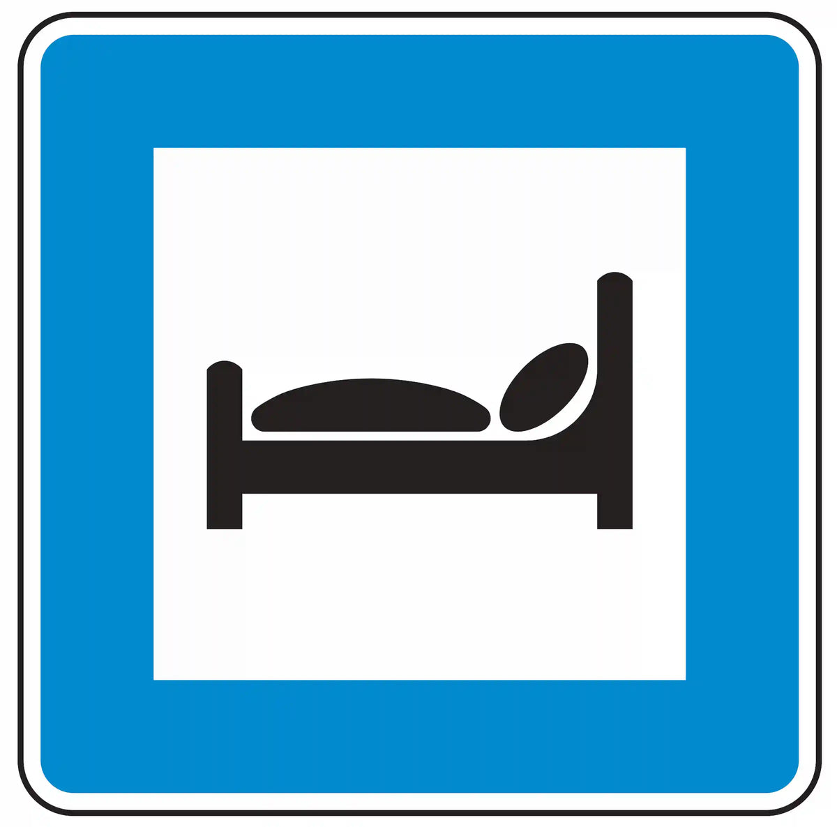 Verkehrszeichen 365-55: Hinweis auf ein Autobahnhotel