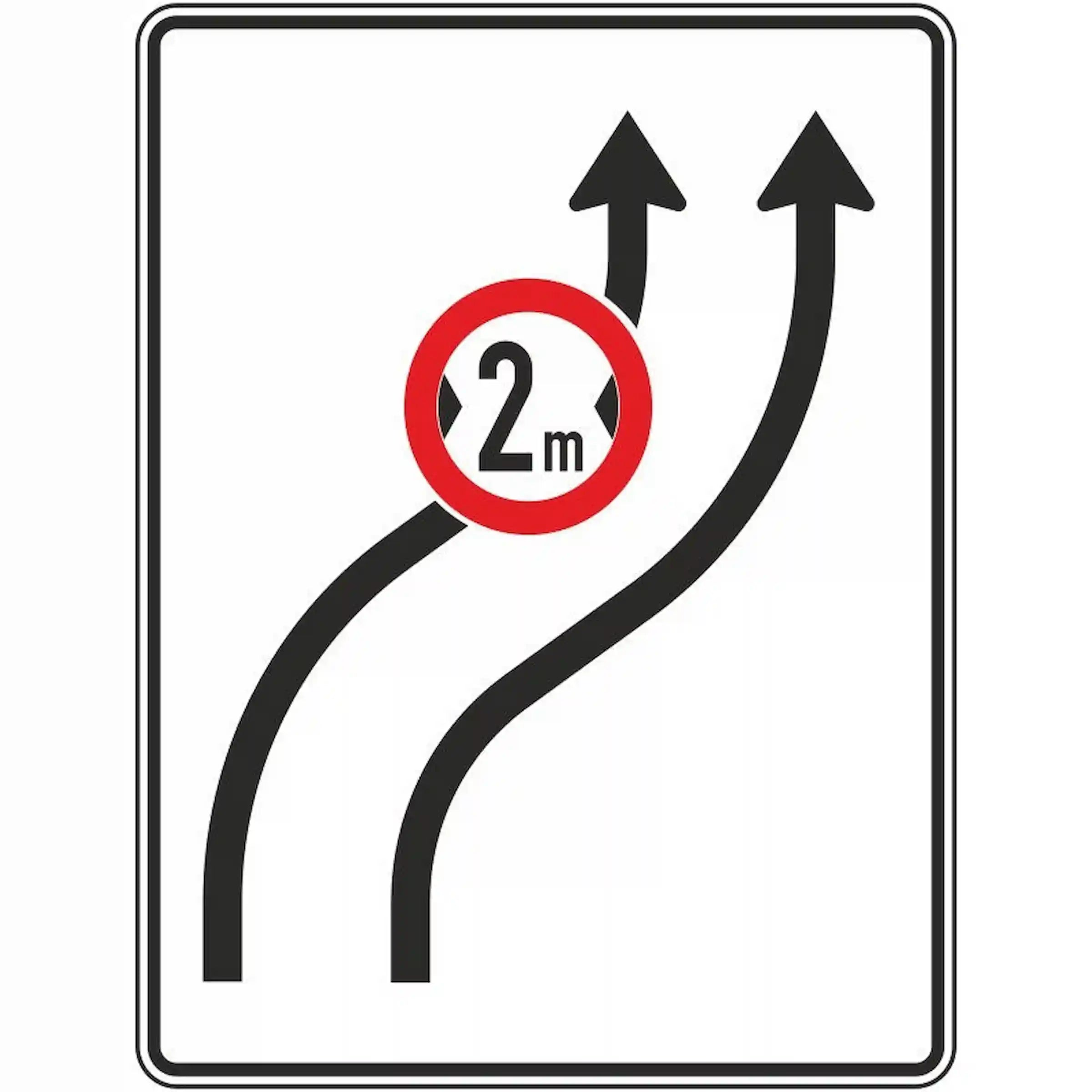 Verkehrszeichen 515-21 „Verschwenkungstafel mit Zeichen 264“ - VZ 515-21