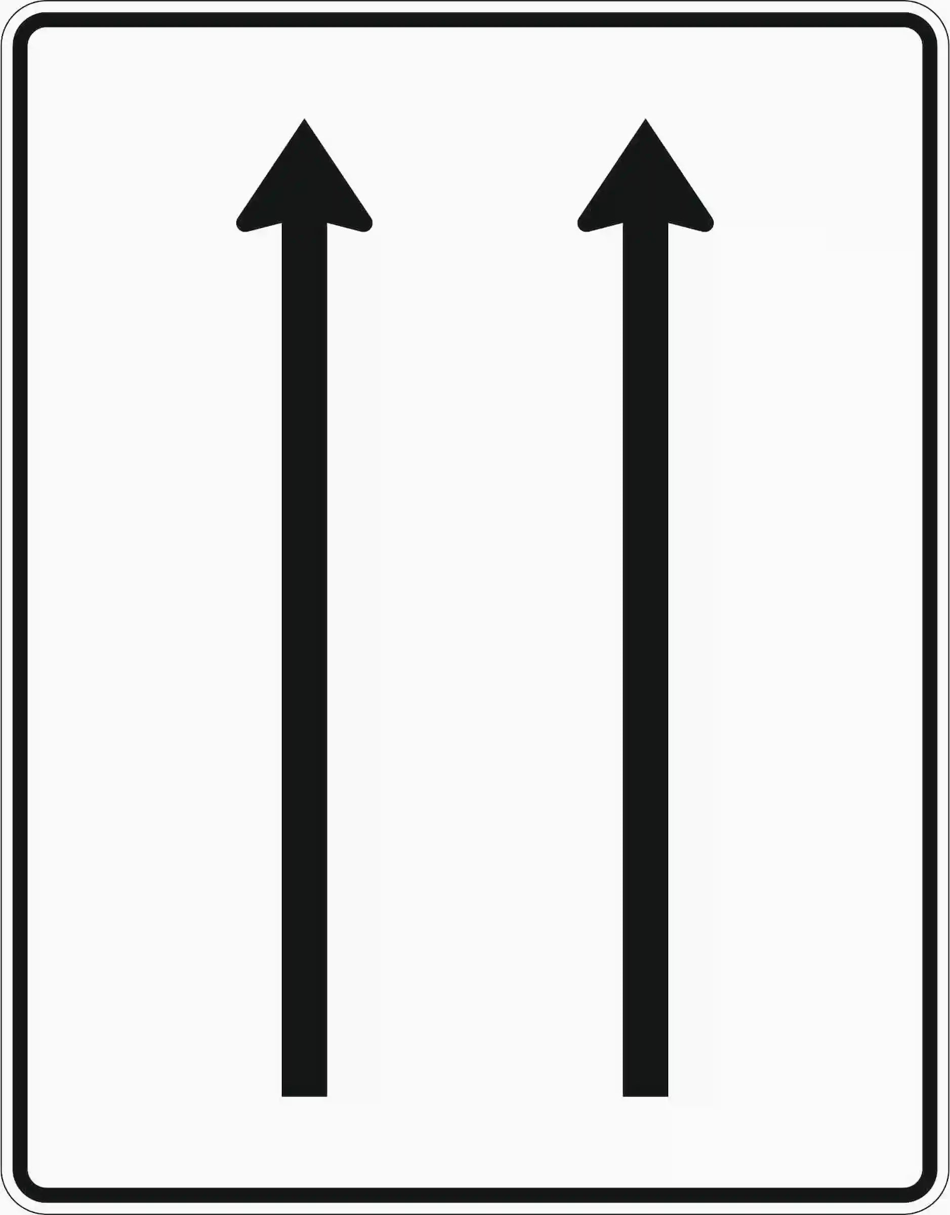 Verkehrszeichen 521-30 „Fahrstreifentafel“ - VZ 521-30