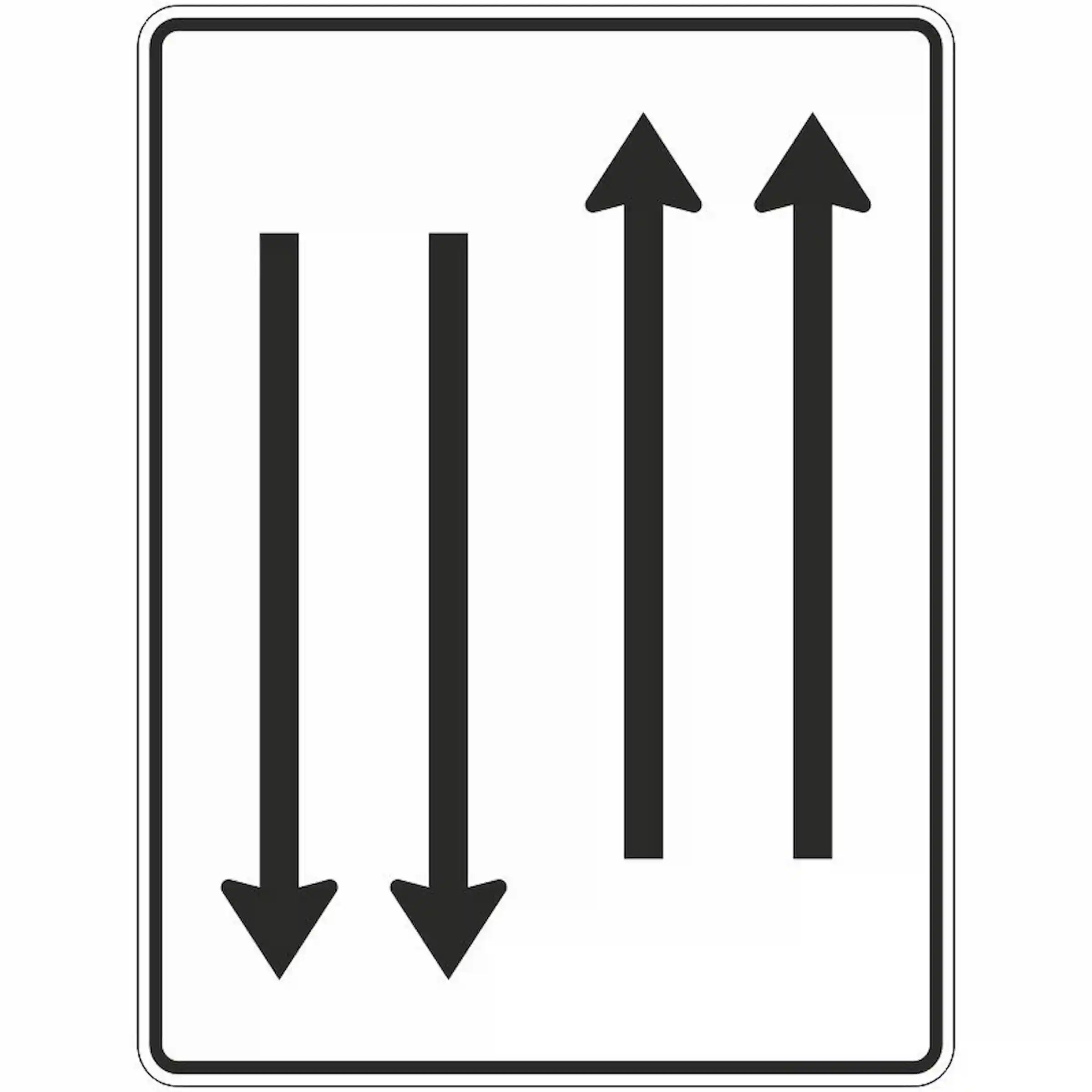 Verkehrszeichen 522-33 „Fahrstreifentafel“ - VZ 522-33