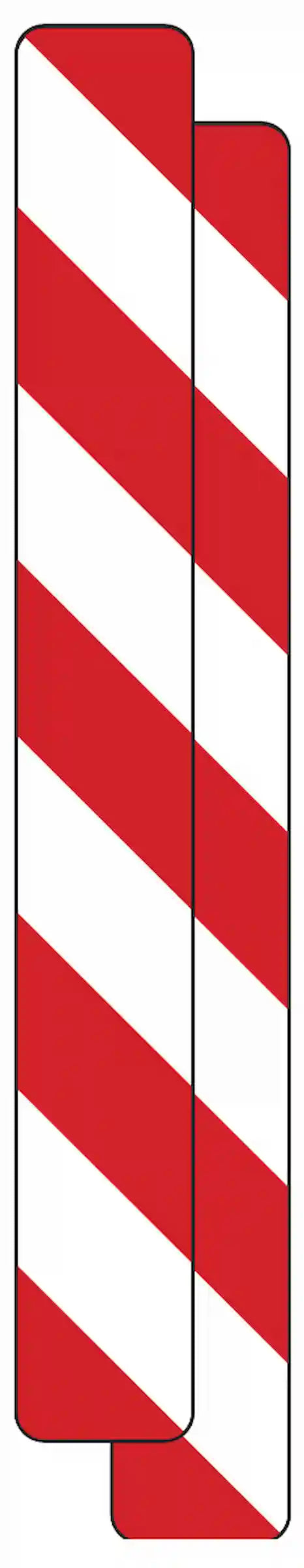 Verkehrszeichen 605-45 „Warnbake, Aufstellung doppelseitig (-22 /-22)“ - VZ 605-45