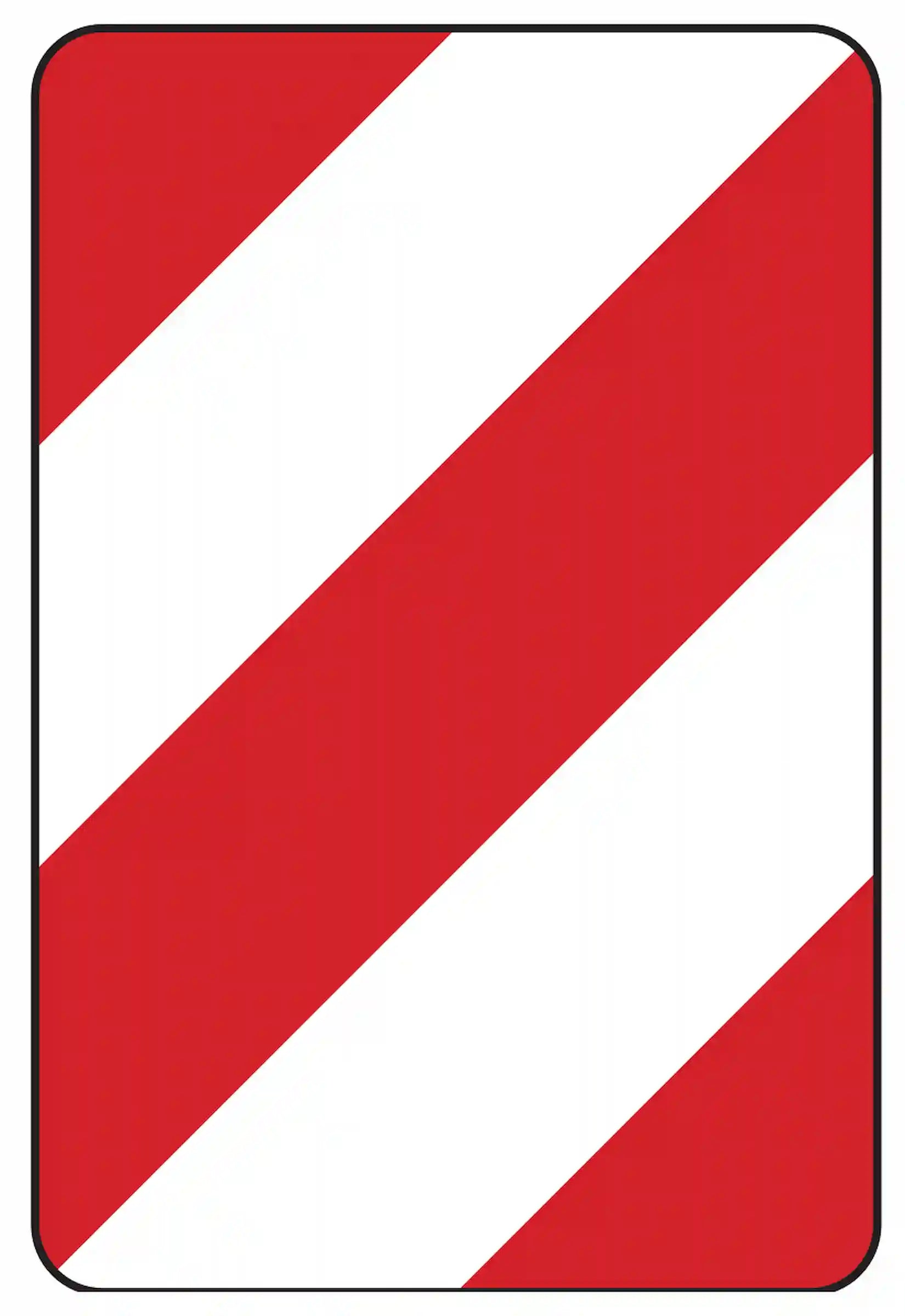 Verkehrszeichen 626-10 „Leitplatte Aufstellung rechts“ - VZ 626-10