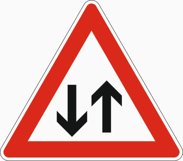 Verkehrszeichen "Gegenverkehr" - VZ 125