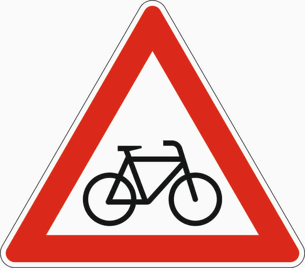 Verkehrszeichen "Radverkehr, Aufstellung links" - VZ 138-20