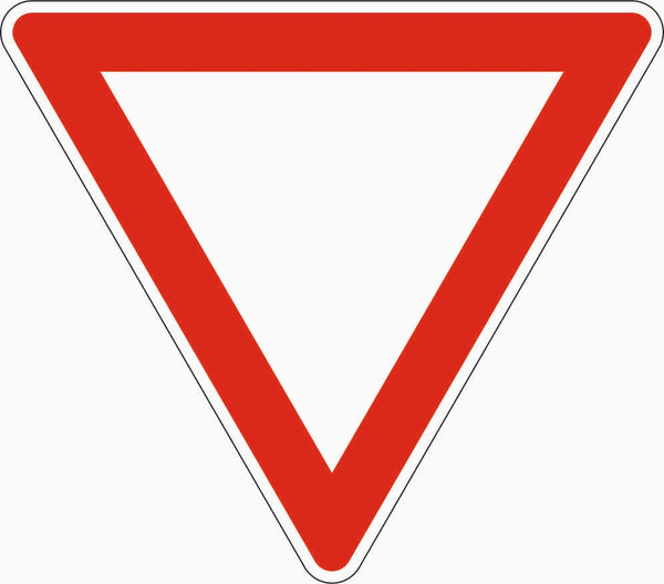 Verkehrszeichen "Vorfahrt gewähren" - VZ 205