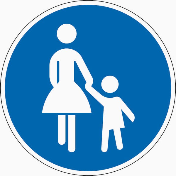 Verkehrszeichen "Gehweg" - VZ 239