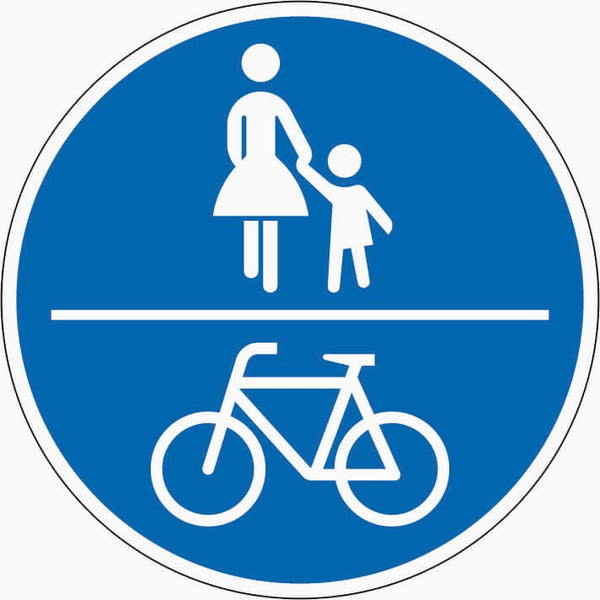 Verkehrszeichen "Gemeinsamer Geh- und Radweg" - VZ 240