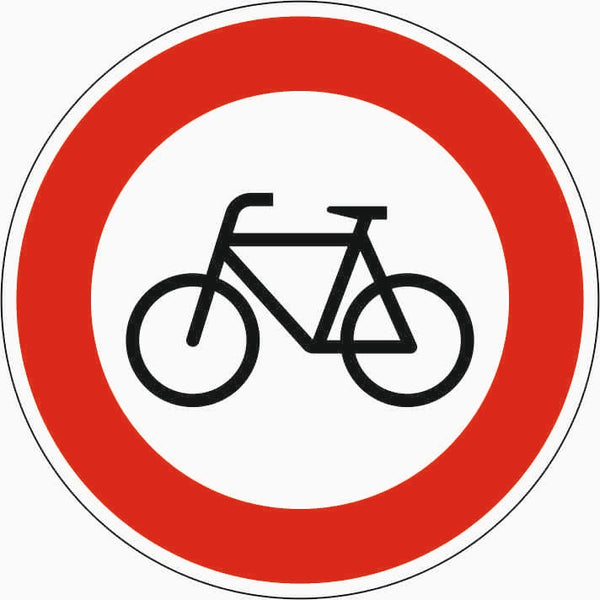 Verkehrszeichen "Verbot für Radverkehr" - VZ 254