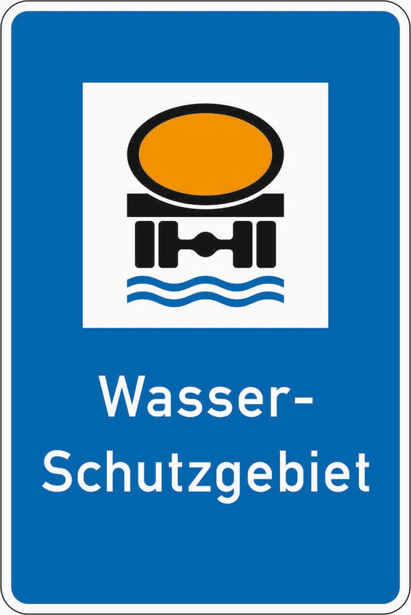 Verkehrszeichen "Wasserschutzgebiet" - VZ 354