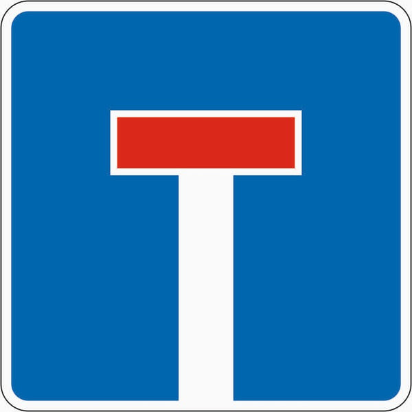 Verkehrszeichen "Sackgasse" - VZ 357