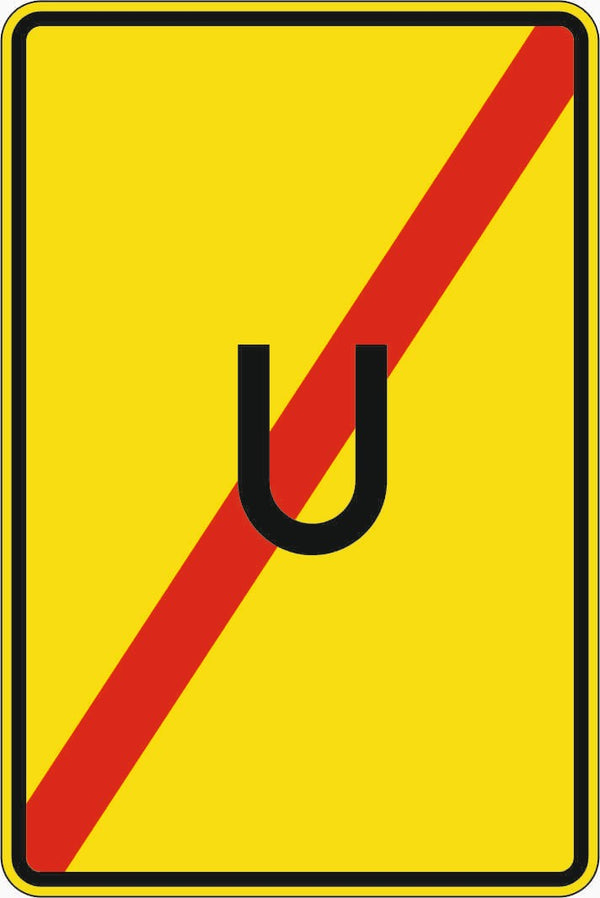 Verkehrszeichen "Ende der Umleitung" - VZ 455.2