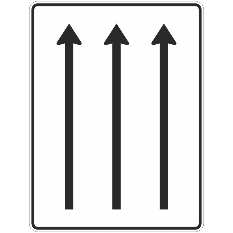 Verkehrszeichen 521-31 „Fahrstreifentafel“ - VZ 521-31