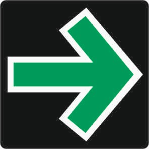 Verkehrszeichen 720 „Grünpfeilschild“ - VZ 720