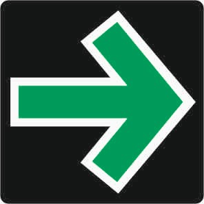 Verkehrszeichen 720 „Grünpfeilschild“ - VZ 720